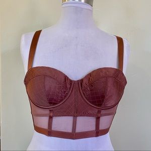 Victoria’s Secret Long Line Balconette Bustier Bra